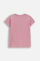 Coccodrillo t-shirt dziecięcy ZC5143225VGA różowy AW25