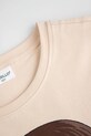 Dziewczynka Coccodrillo t-shirt dziecięcy ZC5143226VGA beżowy