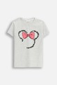 Coccodrillo t-shirt dziecięcy z elastanem szary ZC5143238VGA