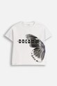 Coccodrillo t-shirt z bawełną dziecięcy z elastanem biały ZC5143202RGJ