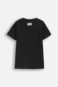 Coccodrillo t-shirt z bawełną dziecięcy ZC5143903RGJ czarny AW25