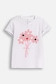 Detské bavlnené tričko Coccodrillo bavlna biela ZC5143202FGK
