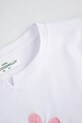 Dziewczynka Coccodrillo t-shirt bawełniany dziecięcy ZC5143202FGK biały