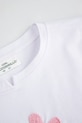 Dievča Detské bavlnené tričko Coccodrillo ZC5143202FGK biela