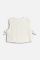 Dziewczynka Coccodrillo kamizelka z domieszką wełny dziecięca ZC5172801WGK beżowy