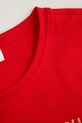 Dziewczynka Coccodrillo t-shirt z bawełną dziecięcy ZC5143202MER czerwony