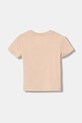 Calvin Klein Jeans t-shirt niemowlęcy IN0IN00001.9BYA pomarańczowy AW25