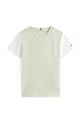 Tommy Hilfiger t-shirt bawełniany dziecięcy KS0KS00594.9BYA turkusowy AW25