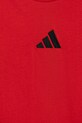 Fiú adidas gyerek pamut póló JD6489 piros