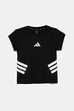 adidas tricou copii print negru JJ0995