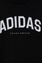 Chlapec Detské bavlnené tričko adidas JL6139 čierna