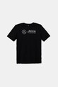 adidas Performance tricou de bumbac pentru copii MERCEDES print negru JZ0901