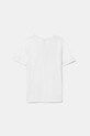 adidas Performance tricou de bumbac pentru copii MERCEDES JZ8907 alb AW25