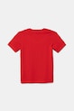 Detské bavlnené tričko adidas Performance SWITZERLAND JZ9002 červená AW25