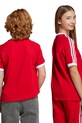 Дитяча бавовняна футболка adidas Originals JI8467 червоний