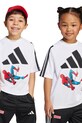 adidas tricou copii Marvel print alb JM0806