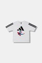 Детская футболка adidas Marvel узор белый JM0806
