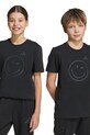 adidas gyerek pamut póló x Smiley pamut fekete JN2160