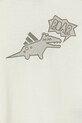 Chłopiec adidas t-shirt bawełniany dziecięcy JV5074 beżowy