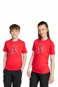 adidas tricou de bumbac pentru copii print rosu JV5103