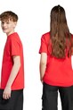 adidas tricou de bumbac pentru copii JV5103 rosu