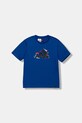 adidas t-shirt dziecięcy wzorzyste niebieski JV5183