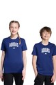 adidas tricou de bumbac pentru copii print bleumarin JV5193