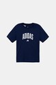 adidas tricou de bumbac pentru copii print bleumarin JV5193
