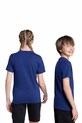 adidas tricou de bumbac pentru copii JV5193 bleumarin