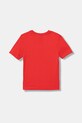 adidas t-shirt bawełniany dziecięcy JV5194 czerwony AW25