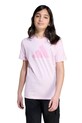 adidas t-shirt bawełniany dziecięcy JV5205
