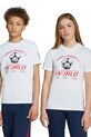 adidas Originals t-shirt bawełniany dziecięcy nadruk biały JV7694