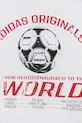 adidas Originals t-shirt bawełniany dziecięcy biały JV7694