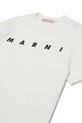 Deklice Bombažna kratka majica Marni MT135U T-SHIRT M002MV bež