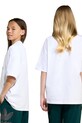 adidas Originals t-shirt bawełniany dziecięcy JV8555 biały