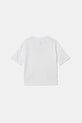 Момче Детска памучна тениска adidas Originals JV8555 бял