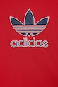 Παιδικό βαμβακερό μπλουζάκι adidas Originals κόκκινο JV8556