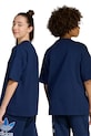 adidas Originals tricou de bumbac pentru copii JV8558 bleumarin