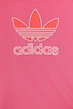 adidas Originals tricou de bumbac pentru copii roz JV8559