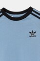 Αγορίστικα Παιδικό βαμβακερό μπλουζάκι adidas Originals JV8580 μπλε