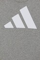 Момче Детска памучна тениска adidas JV9869 сив