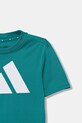 adidas tricou de bumbac pentru copii turcoaz JV9885