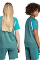 adidas tricou de bumbac pentru copii JW4966 turcoaz
