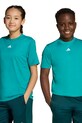 adidas tricou copii print turcoaz JW4991