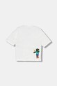 adidas Originals tricou de bumbac pentru copii JW5326 bej AW25