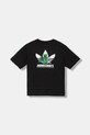 adidas Originals t-shirt in cotone per bambini cotone nero JW5330