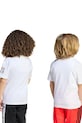 adidas Originals tricou de bumbac pentru copii JW6097 alb
