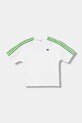 adidas Originals t-shirt bawełniany dziecięcy JW7750 biały AW25