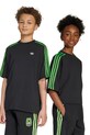 adidas Originals tricou din bumbac imprimeu negru JW7751