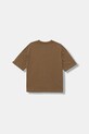 adidas Originals t-shirt bawełniany dziecięcy JX2760 beżowy AW25